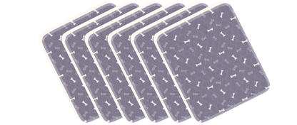 PuppyPad 6 pack, Gray