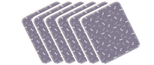 PuppyPad 6 pack, Gray