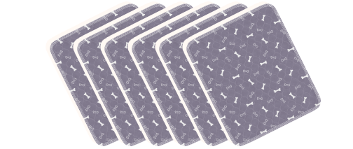PuppyPad 6 pack, Gray
