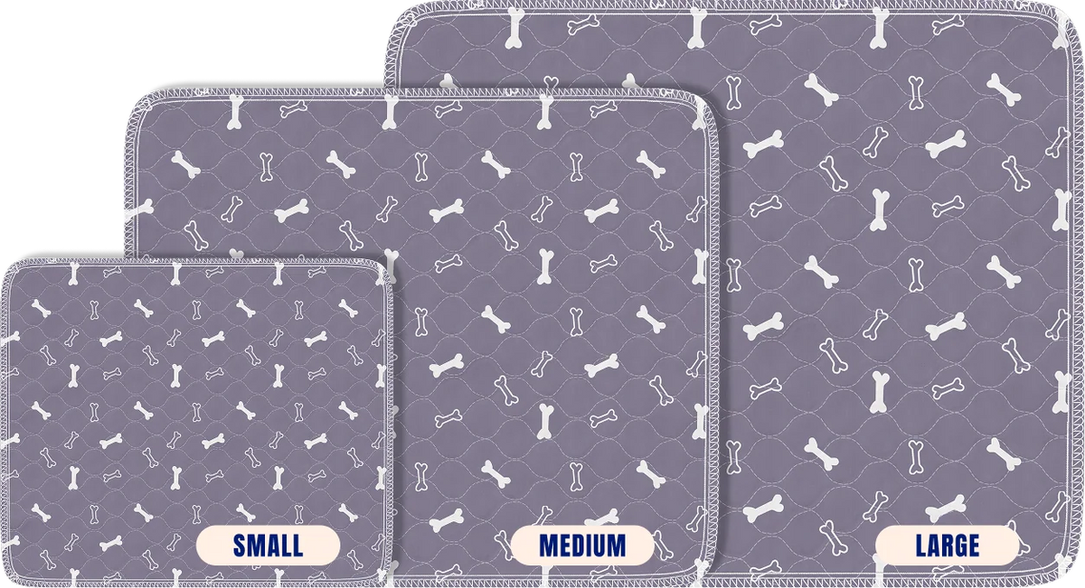 PuppyPad size comparison small medium large